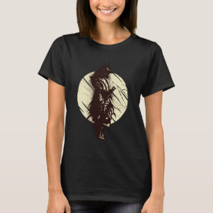 Toppen Samurai Warrior Silhouette Design T Shirt