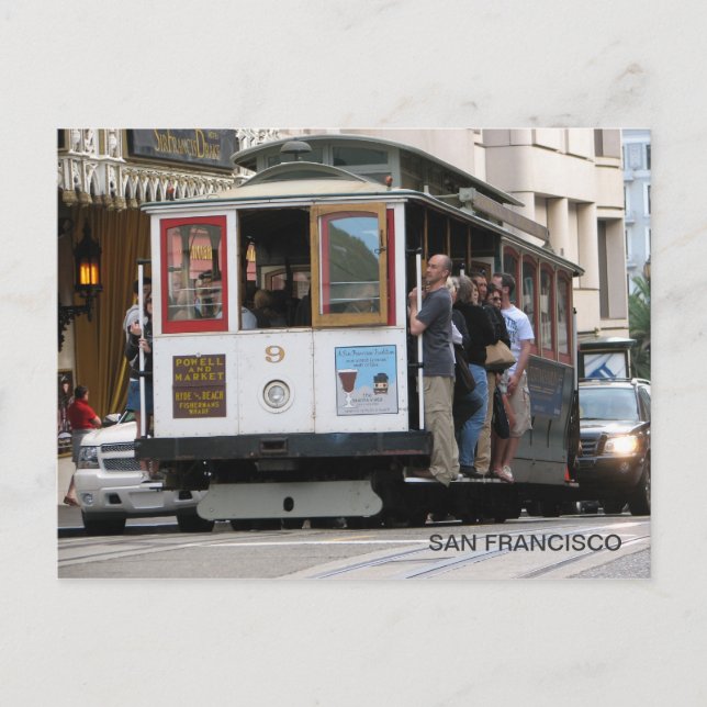 Toppen San Francisco Postcard! Vykort (Framsida)