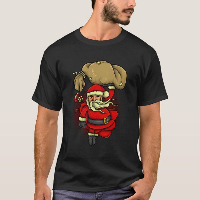 Toppen Santa Far Ugly Far T Shirt (Framsida)