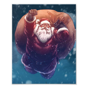 Toppen Santa Fototryck