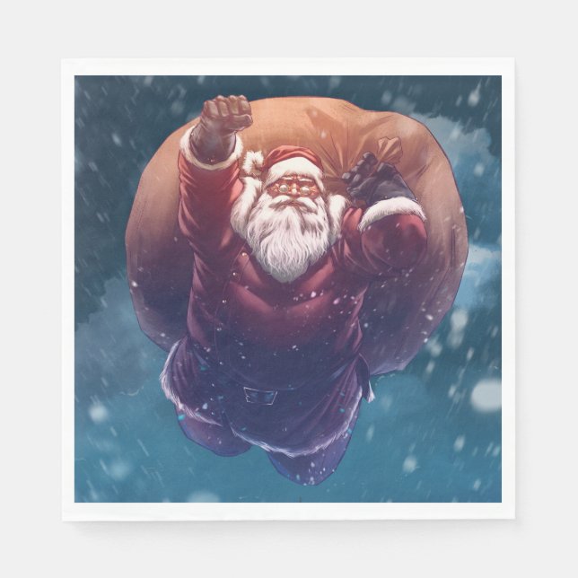 Toppen Santa Pappersservett (Framsidan)