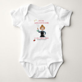 Toppen Science Baby Bodydress - Marie Curie T Shirt
