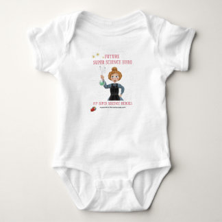 Toppen Science Baby Bodydress - Marie Curie T Shirt