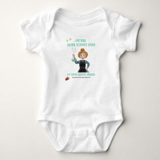 Toppen Science Baby Bodydress - Marie Curie T Shirt