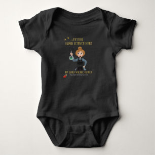 Toppen Science Baby Bodydress - Marie Curie T Shirt