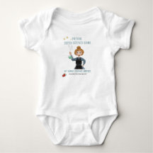 Toppen Science Baby Bodydress - Marie Curie