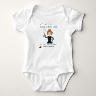 Toppen Science Baby Bodydress - Marie Curie T Shirt