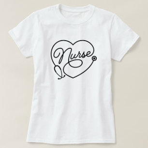 Toppen Scrubs eget namn Nurse Doktor T-Shirt