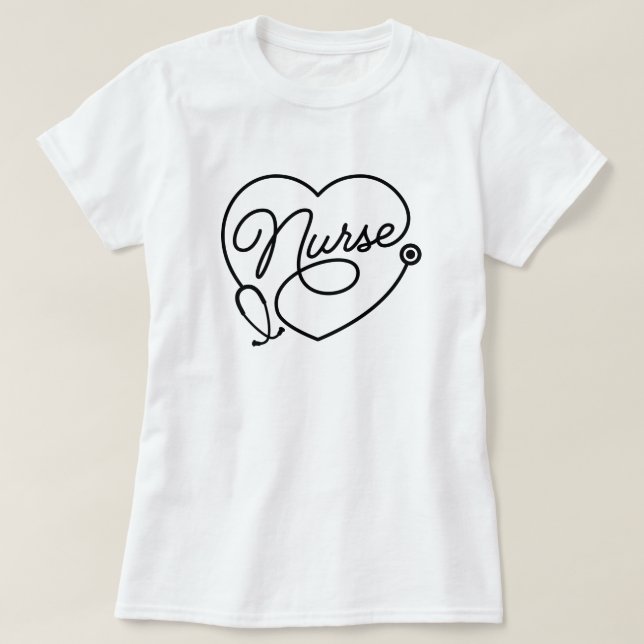 Toppen Scrubs eget namn Nurse Doktor T-Shirt (Design framsida)