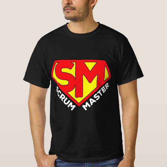 Toppen Scrum Master - Agile Scrum Master T Shirt (Framsida)