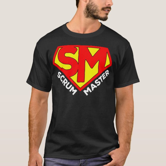 Toppen Scrum Master Agile Scrum Master  T Shirt (Framsida)