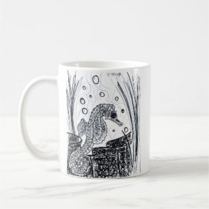 Toppen Seahäst Kaffemugg