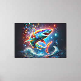 Toppen Shark Canvastryck