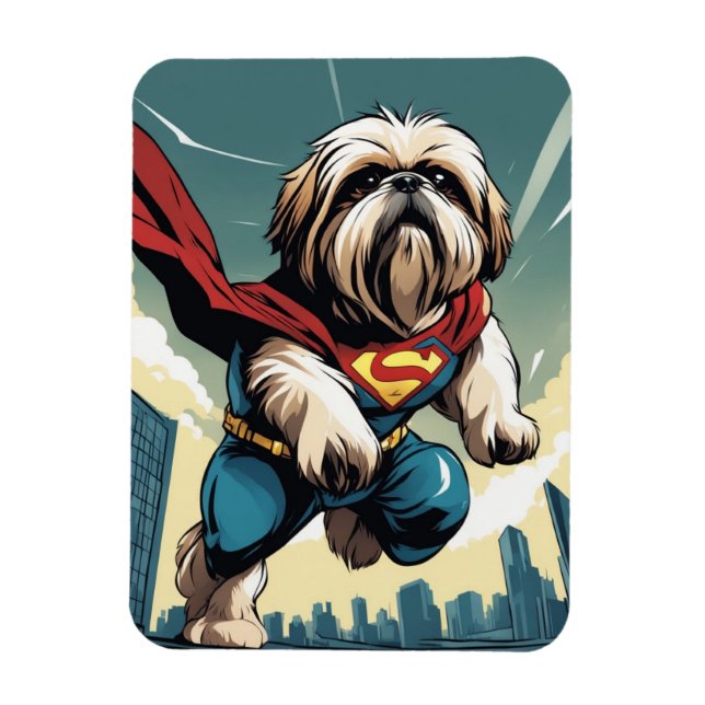 Toppen Shih Tzu Magnet (Vertikal)