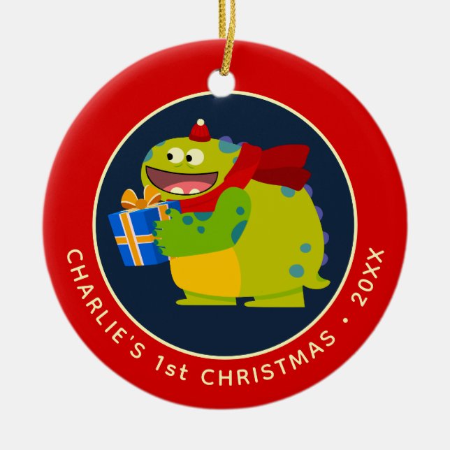 Toppen Simple Sång Hugo Rhymington Helgdag Julgransprydnad Keramik (Framsidan)