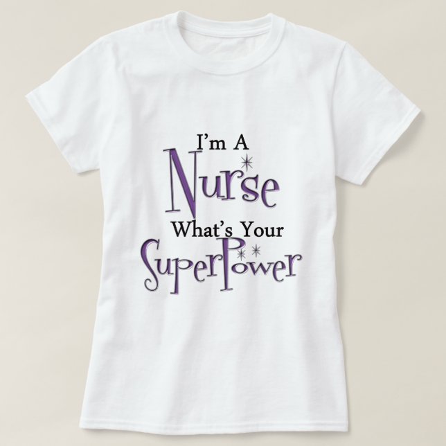 Toppen sjuksköterska tee (Design framsida)