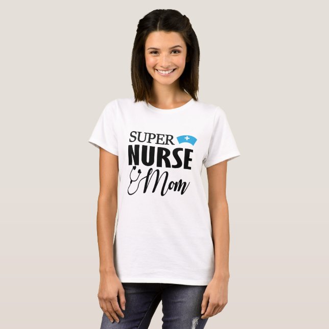 TOPPEN SJUKSKÖTERSKAMAMMA! T SHIRT (Hel framsida)
