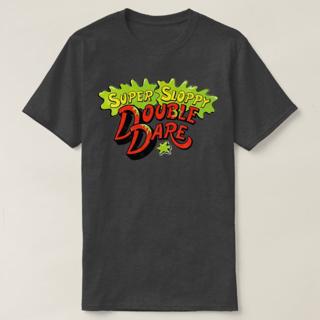 Toppen Sloppy Dubbla Dare T Shirt (Design framsida)