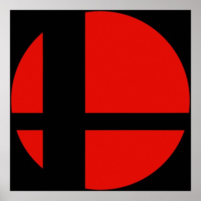 Toppen Smash Bros Poster (Framsidan)
