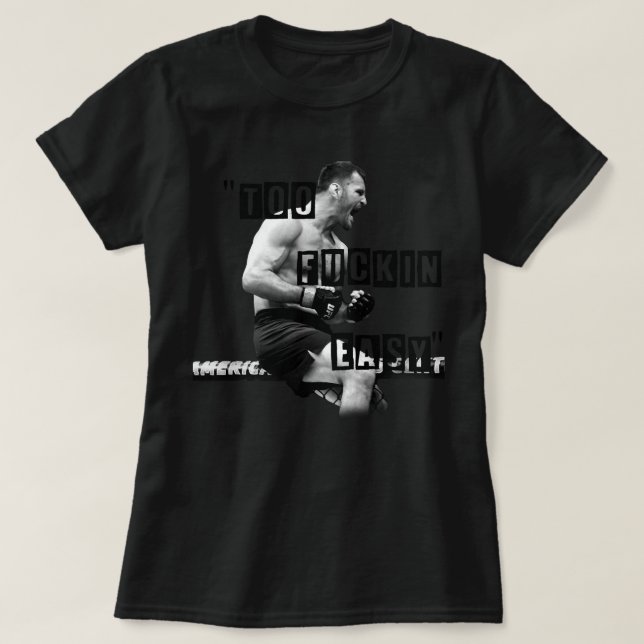 Toppen Smesh Bros Khamzat Chimaev Darren Till klas T Shirt (Design framsida)