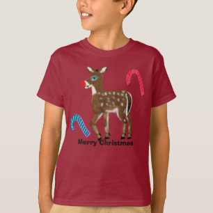 Toppen Snö, God jul av Blå Eyed Reindeer Tee