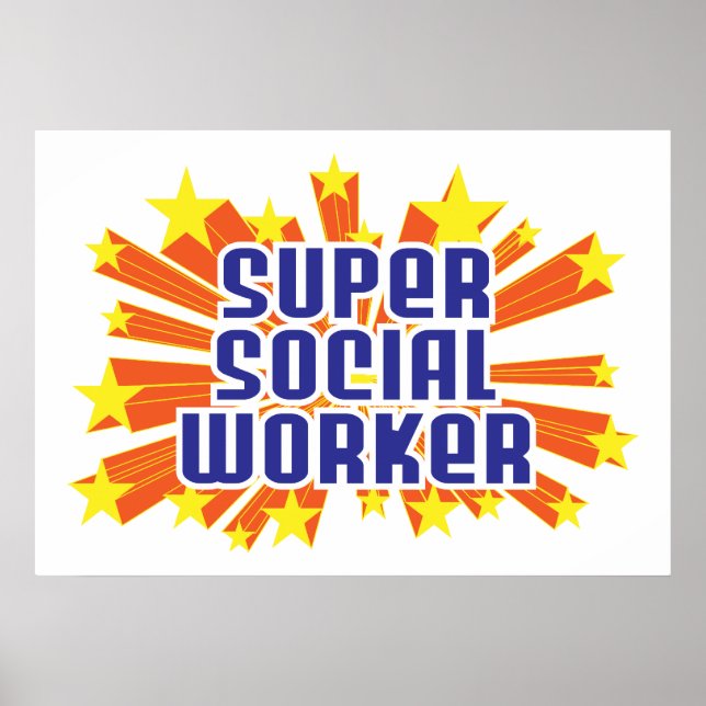 Toppen Social Worker Poster (Framsidan)