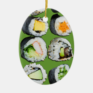 Toppen söt Sushiprydnad Julgransprydnad Keramik