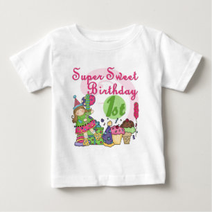 Toppen Söta 1:a födelsedag T-tröjor och gåvor Tee Shirt
