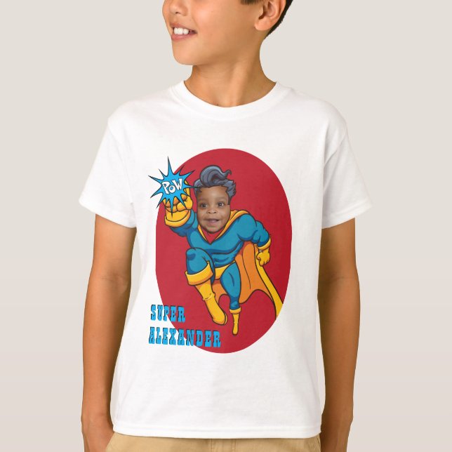 Toppen Speciella barn 🌟 Underbarare superhjälten T Shirt (Framsida)