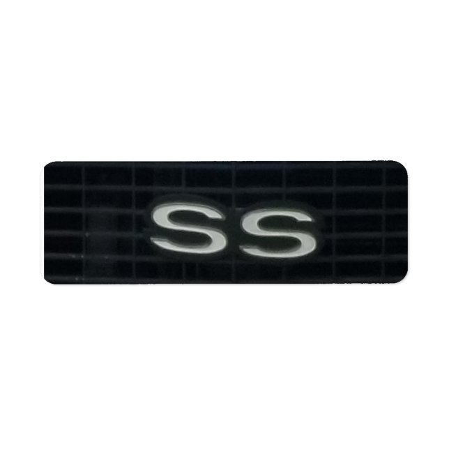 Toppen Sport Classic Car emblem Symbol Returadress Etikett (Framsidan)
