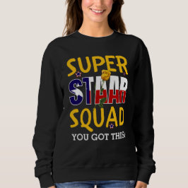 Toppen Staar Squad Teacher-testdag T Shirt