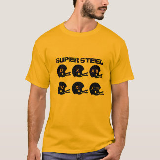 Toppen stålsätter fotbollt-skjortan t shirt