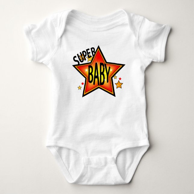 Toppen Star Baby Spädbarnsdräkt Tee (Framsida)