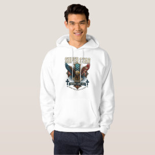 Toppen Star Eagle Emblem Hoodie