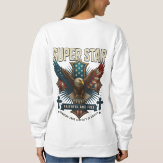 Toppen Star Eagle Emblem T Shirt