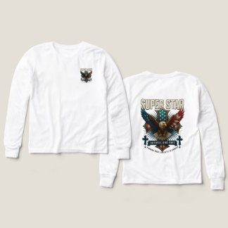 Toppen Star Eagle Emblem T Shirt