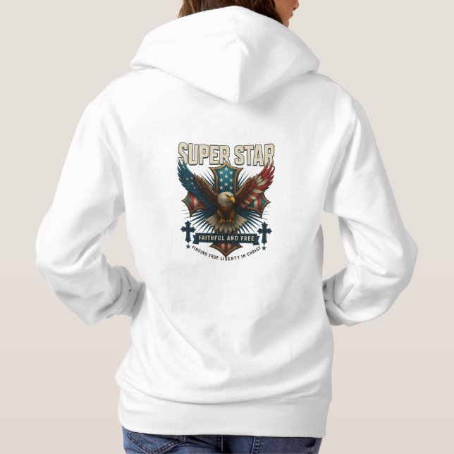 Toppen Star Eagle Emblem T Shirt (Baksida)