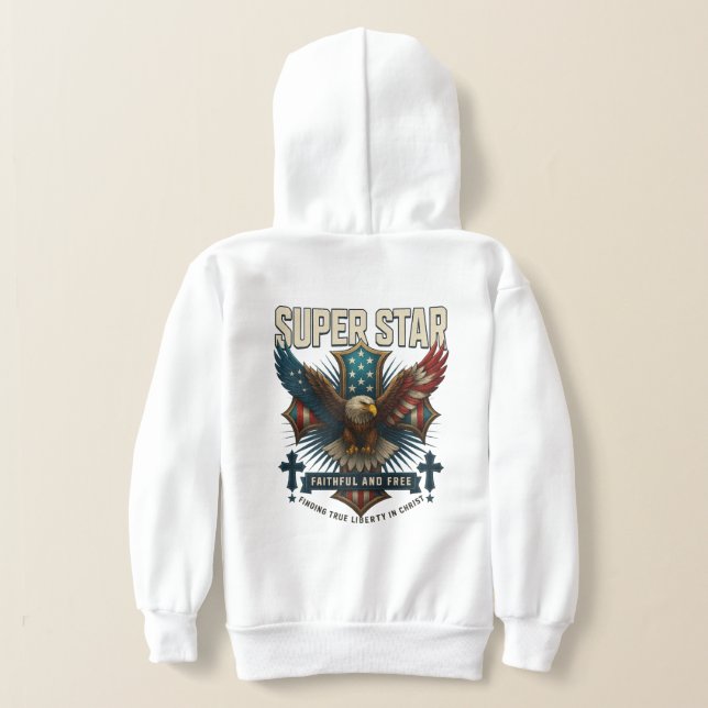 Toppen Star Eagle Emblem T Shirt (Laydown Baksida)