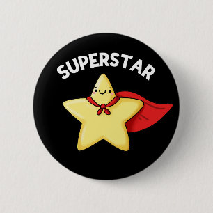 Toppen Star Funny Astronomy Pun Mörk BG Knapp