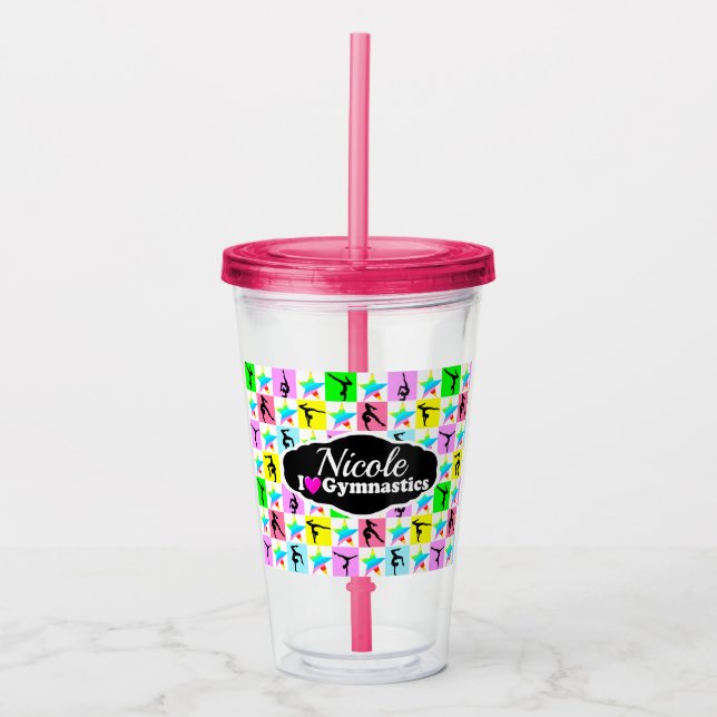 TOPPEN STAR GYMNAST GIRL DESIGN TAKE AWAY MUGG (Framsida)