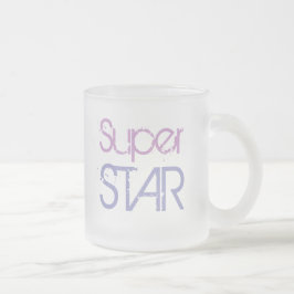 TOPPEN STAR mugg (frostat glas)