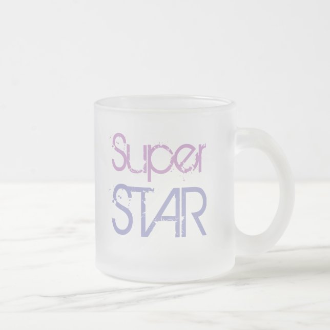 TOPPEN STAR mugg (frostat glas) (Höger)