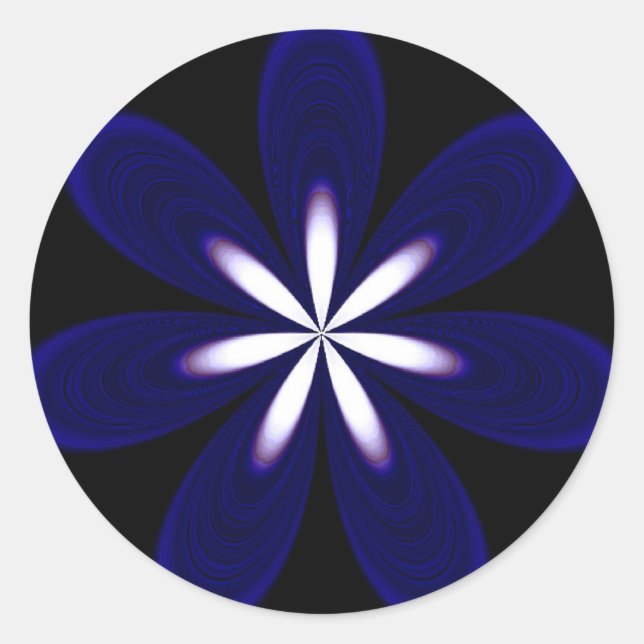 Toppen Sticker Runt Klistermärke (Framsida)