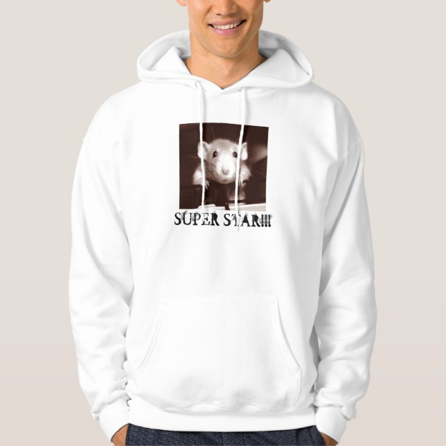 TOPPEN STJÄRNA!!! RÅTTOR HÄRSKAR RÅTTAN SWEATSHIRT (Framsida)