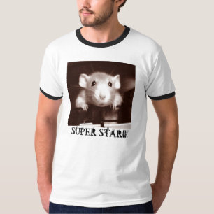 TOPPEN STJÄRNA!!! RÅTTOR HÄRSKAR RÅTTAN T-SHIRT