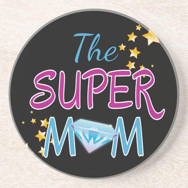 Toppen stjärndiamanter mors dag vackra text i mamm underlägg (Framsidan)