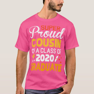 Toppen stolt kusin i klass 2020 Student Sen T Shirt