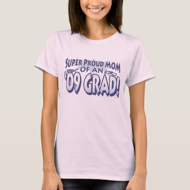 Toppen stolt mamma av akademikra '09 t shirt (Framsida)