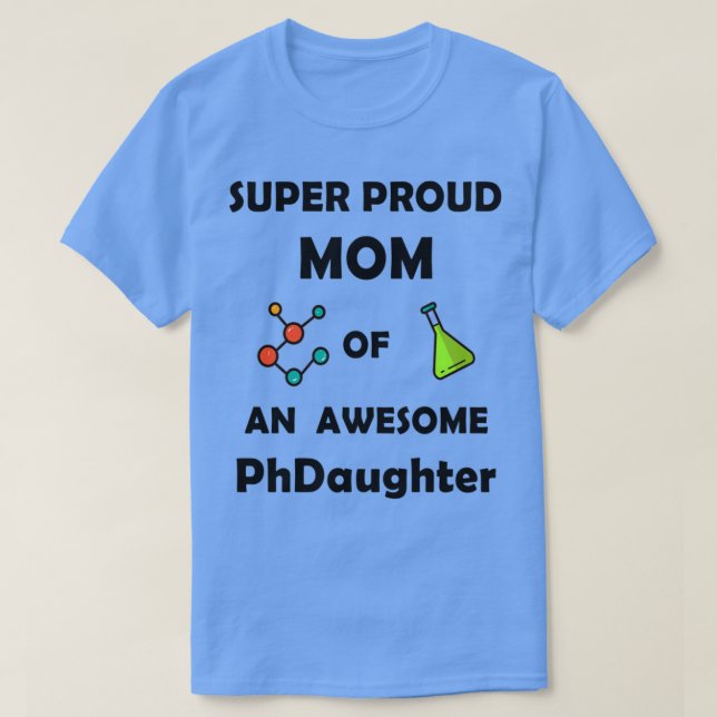 Toppen stolt mamma av en dotter från fantastisk t shirt (Design framsida)