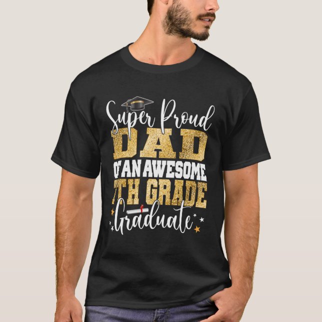 Toppen stolt Pappa vid Fantastisk 7:e Klass 2 T Shirt (Framsida)
